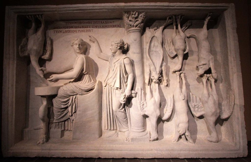 Altorilievo con scena di bottega, età adrianea (© Fondazione Torlonia, foto T. Stiano)