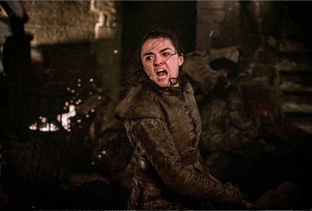 Maisie Williams nell’episodio trasmesso il 28 aprile su HBO (Keystone)