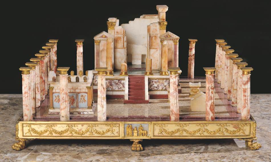 G. Valadier e C. Albacini, Riduzione Tempio Iside Pompei, 1805-1806 (Museo e Real Bosco di Capodimonte (NA) © Min. beni e att. cult. e per il turismo)