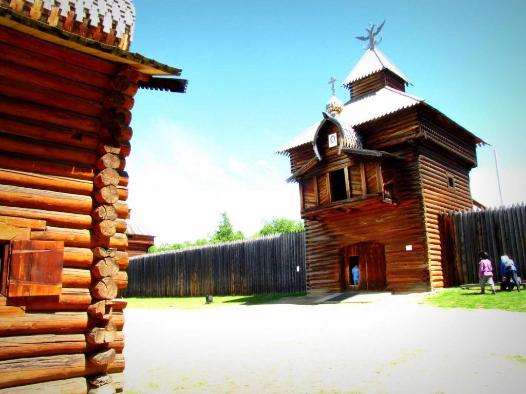Villaggio-museo di Taltsy, nella regione del Lago Bajkal