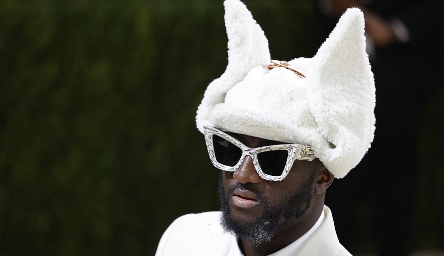 Abloh in occasione del Met Gala 2021 a New York (Keystone)
