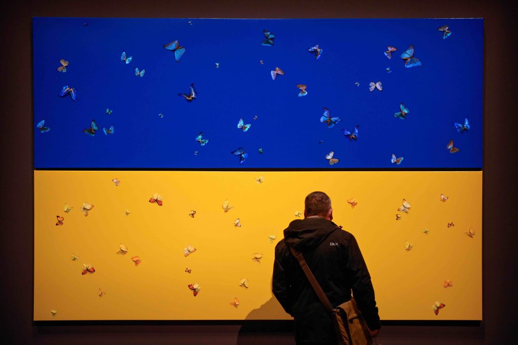 Damien Hirst, The Sky Over The Corn Field (Keystone)