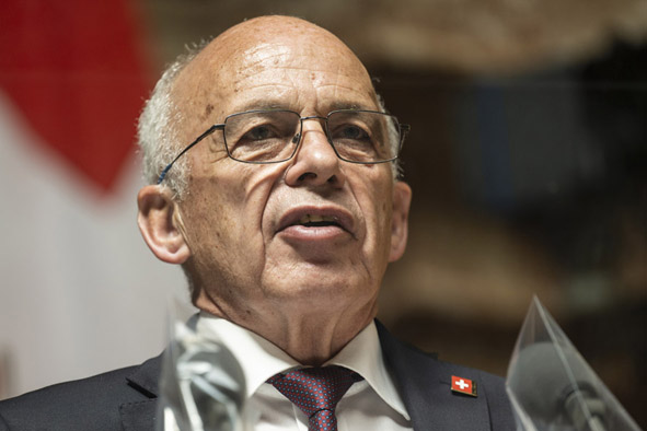 Ueli Maurer non è preoccupato per questa imposta globale (Keystone)