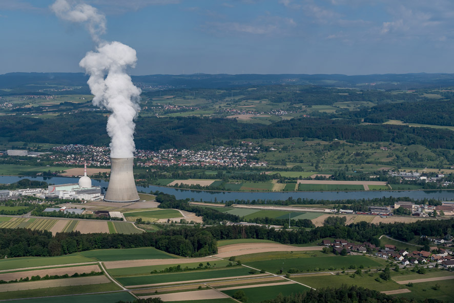 La centrale di Leibstadt dovrebbe essere disattivata nel 2034 (Keystone)