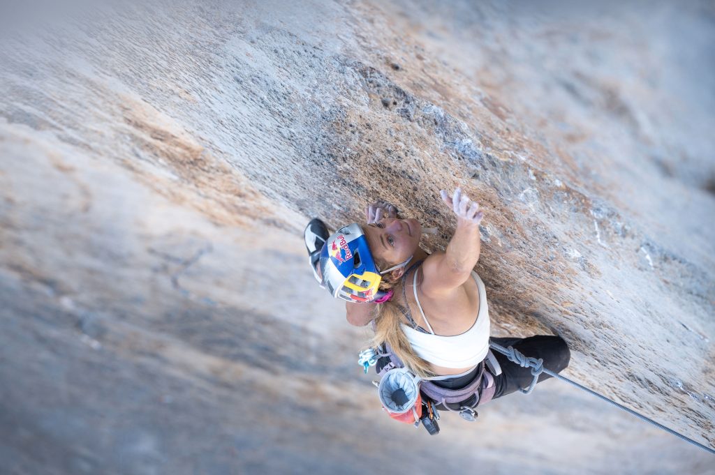 Sasha Di Giulian, altra stella dell'arrampicata (Jan Novak Red Bull)