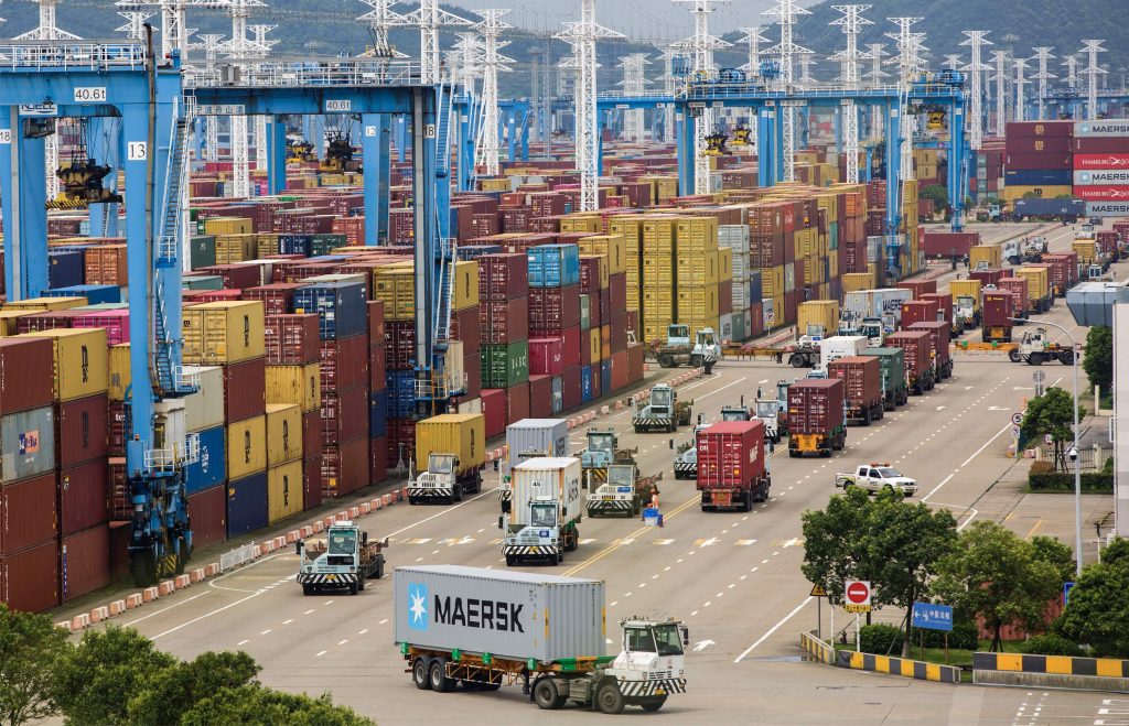 Il porto di Ningbo-Zhoushan, Cina orientale (Keystone)