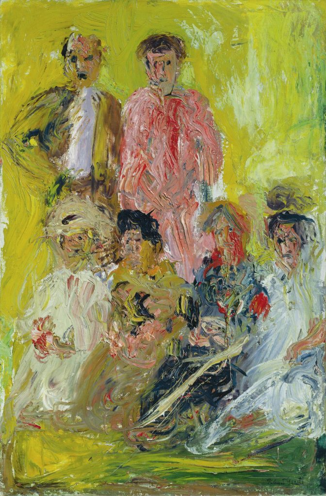 Richard Gerstl, Ritratto di gruppo con Schönberg, 1908, Kunsthaus Zug, Stiftung Sammlung Kamm
