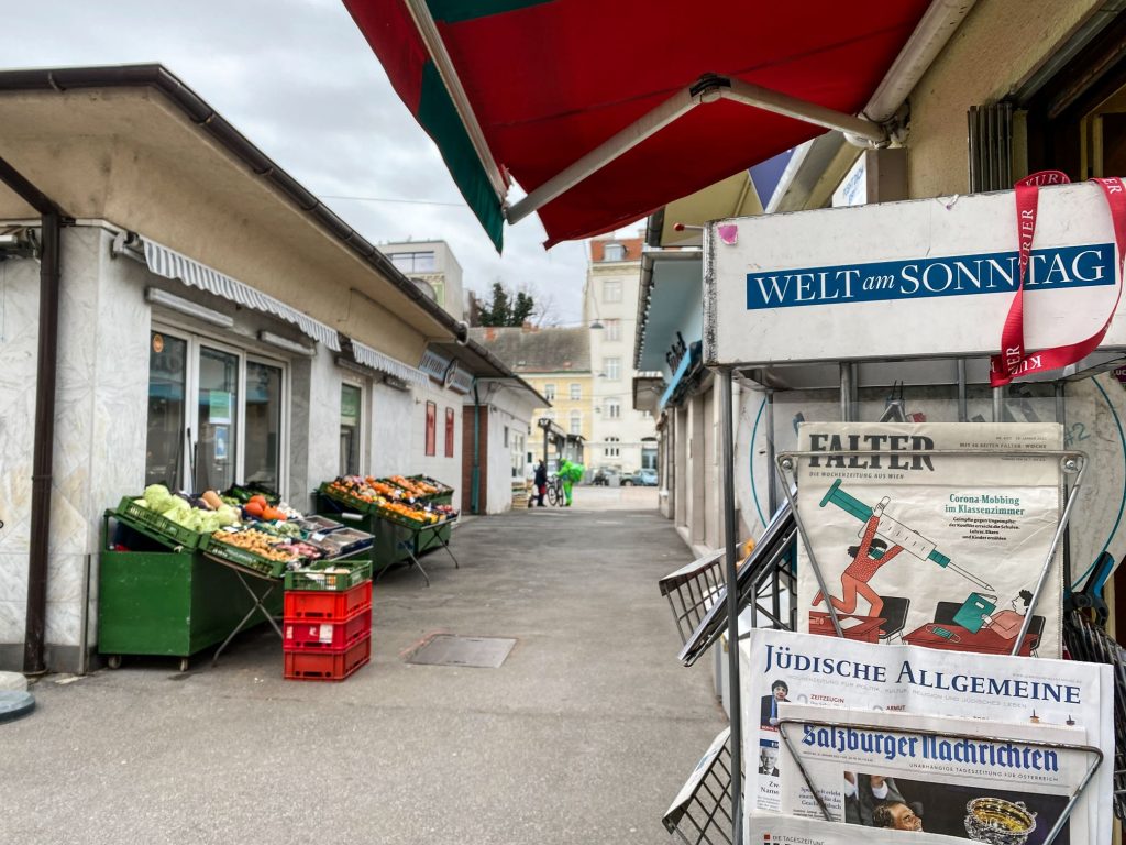 Vienna, Leopoldplatz – il Karmelitermarkt è il cuore del quartiere ebraico