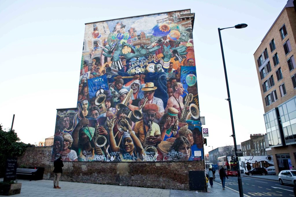 Londra, Murales a Dalston, nel cuore di Hackney