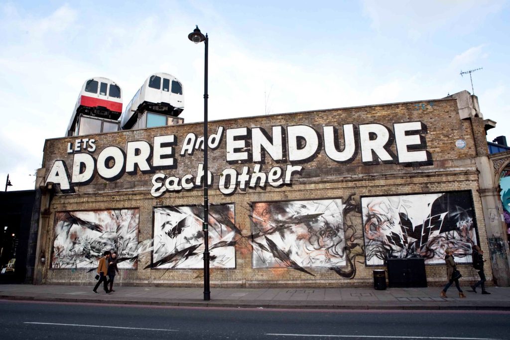 Londra, East End – il quartiere di Shoreditch è visitato da chi si interessa all’arte, al cibo e ai locali notturni
