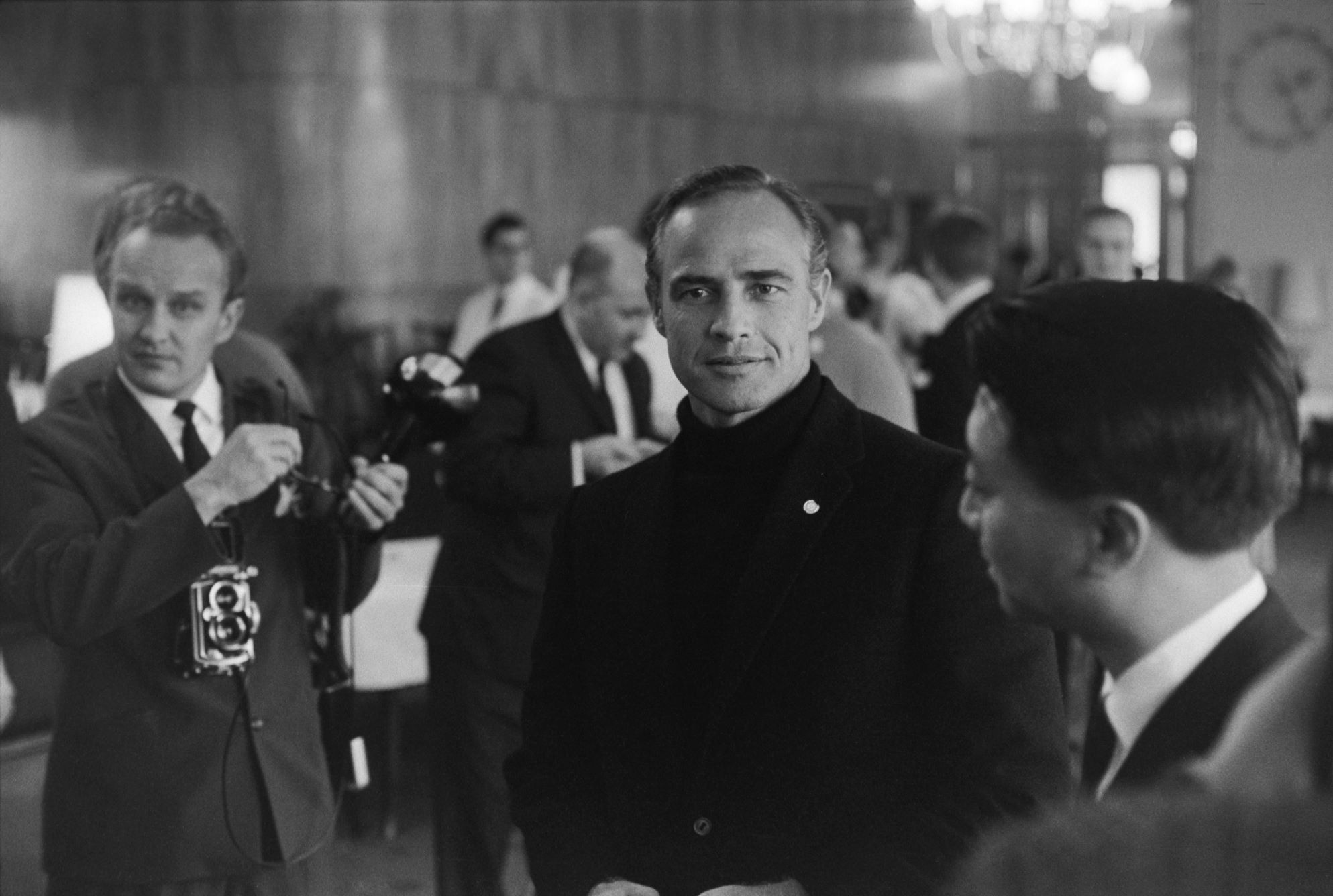 Marlon Brando in visita alla Finlandia nel 1967 (Urpo Rouhiainen)