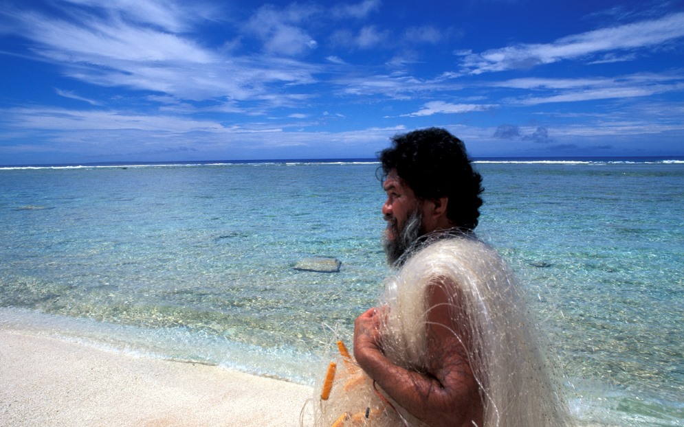 Atiu, pescatore