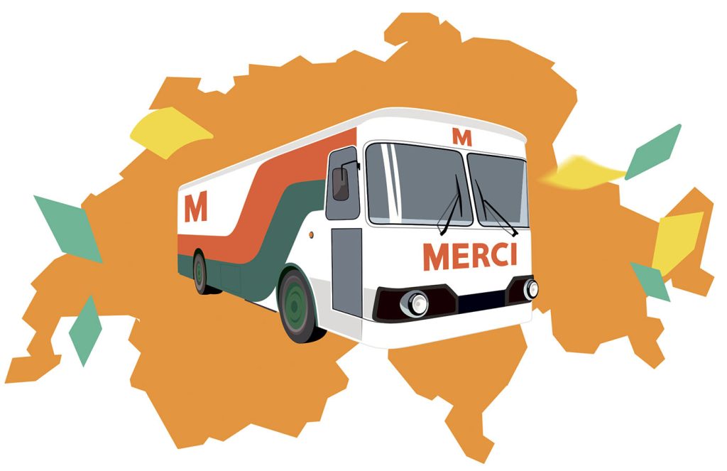 Il Merci tour farà numerose tappe anche in Ticino