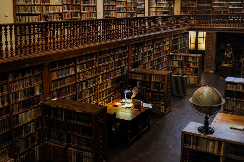 La biblioteca dell’Abbazia conta più di 300mila libri