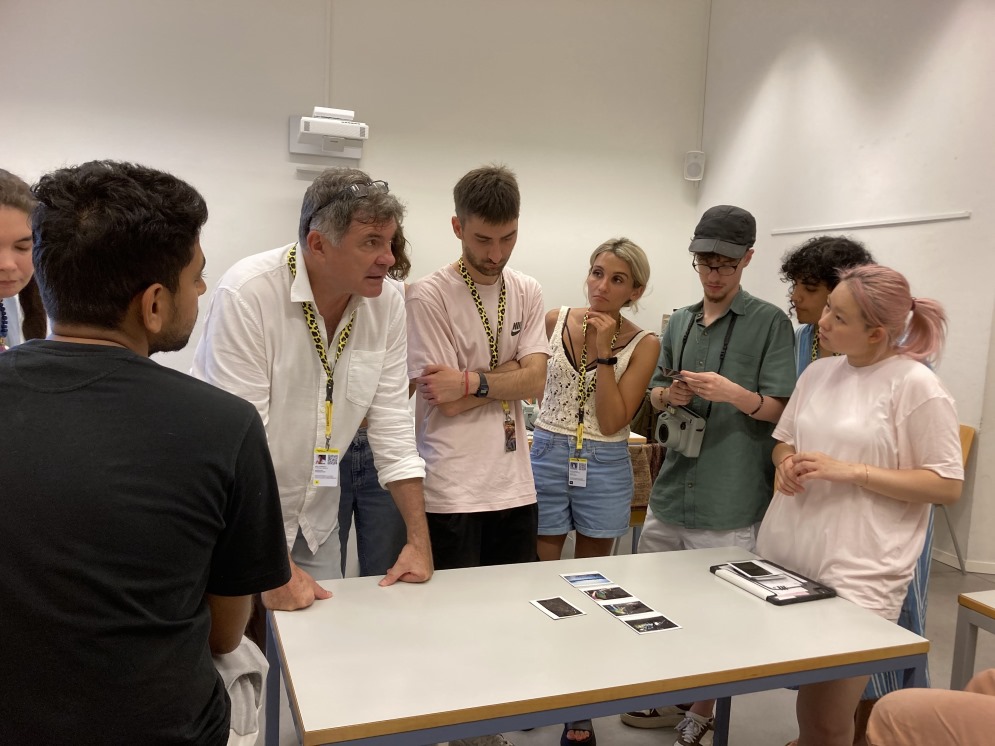 Creutzmann e Francesco Altissimi dopo un commento divertente