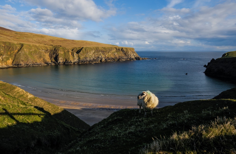 Baia di Malinbeg vicino a Glencolumbcille (o Glemcolcille)
