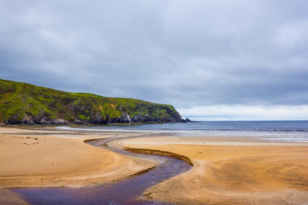 Baia di Malinbeg vicino a Glencolumbcille (o Glemcolcille)